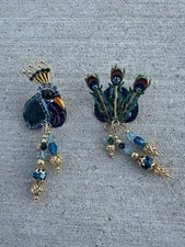 Lunch at the Ritz Vintage pierced earrings