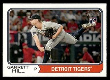 2023 Topps Heritage #170 Garrett Hill Rookie Card Detroit Tigers