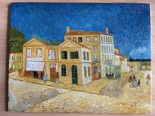 Ölgemälde 60x90 Vincent van Gogh Das gelbe Haus Reproduktion Öl auf Leinwand