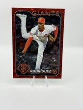 2024 Topps Update Series - Randy Rodriguez #US53 Red Crackle Foilboard /199 (RC)