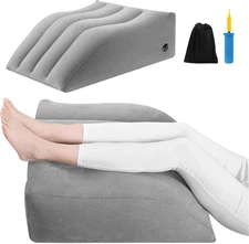 Tookie Wedge Pillow for Sleeping, Inflatable Leg Ele-Vation Pillow for after Sur