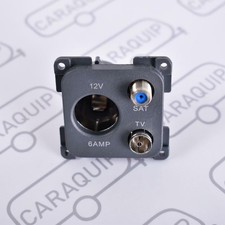 C-Line Presa TV e Satellitare 12 Volt Presa CBE VW Caravan Camper PO255
