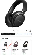 Bose QuietComfort Ultra Noise Cancelling Headphones 2nd Gen Brand New/ No Box