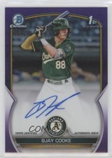 2023 Bowman Chrome Prospect Purple Refractor /250 Bjay Cooke #CPA-BCE Auto z7d