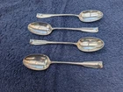 4 STERLING SILVER LUNT SPOONS. SCRAP or RESALE