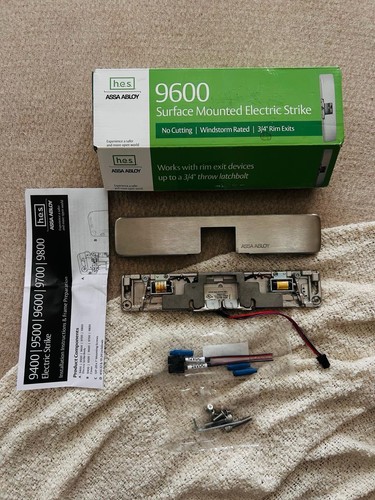 HES 9600 Surfaced Mounted Electric Strike ASSA ABLOY 3/4” Rim Exit