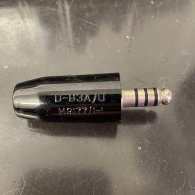 NEXUS U-93A/U aviation helicopter mic headphone Connector M9177/1