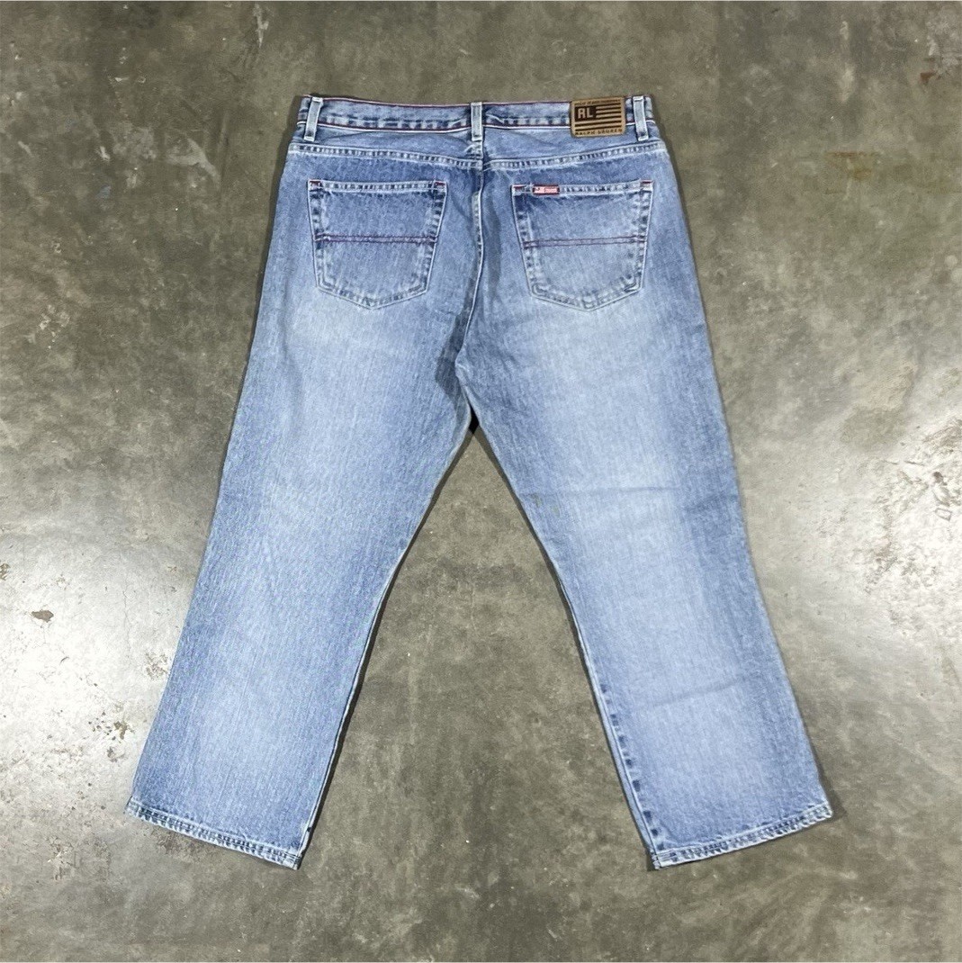 Vintage Y2K Polo Jeans Company By Ralph Lauren Light blue Faded Wash Size 12