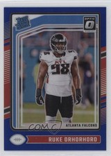 2024 Panini Donruss Optic Rated Rookie Blue Prizm 20/199 Ruke Orhorhoro #287 v9t