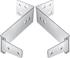  2PCS Garage Door Sensor Bracket for GSTB-R STB-BL, Steel Wall Mount, Silver