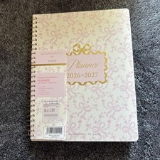 LoveShackFancy x Target - Yoobi Monthly and Weekly Planner 7"x 9" - Coquette Bow