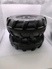 Peg Perego Ground Force/Ground Loader Front and Rear Wheel Pack, Black 