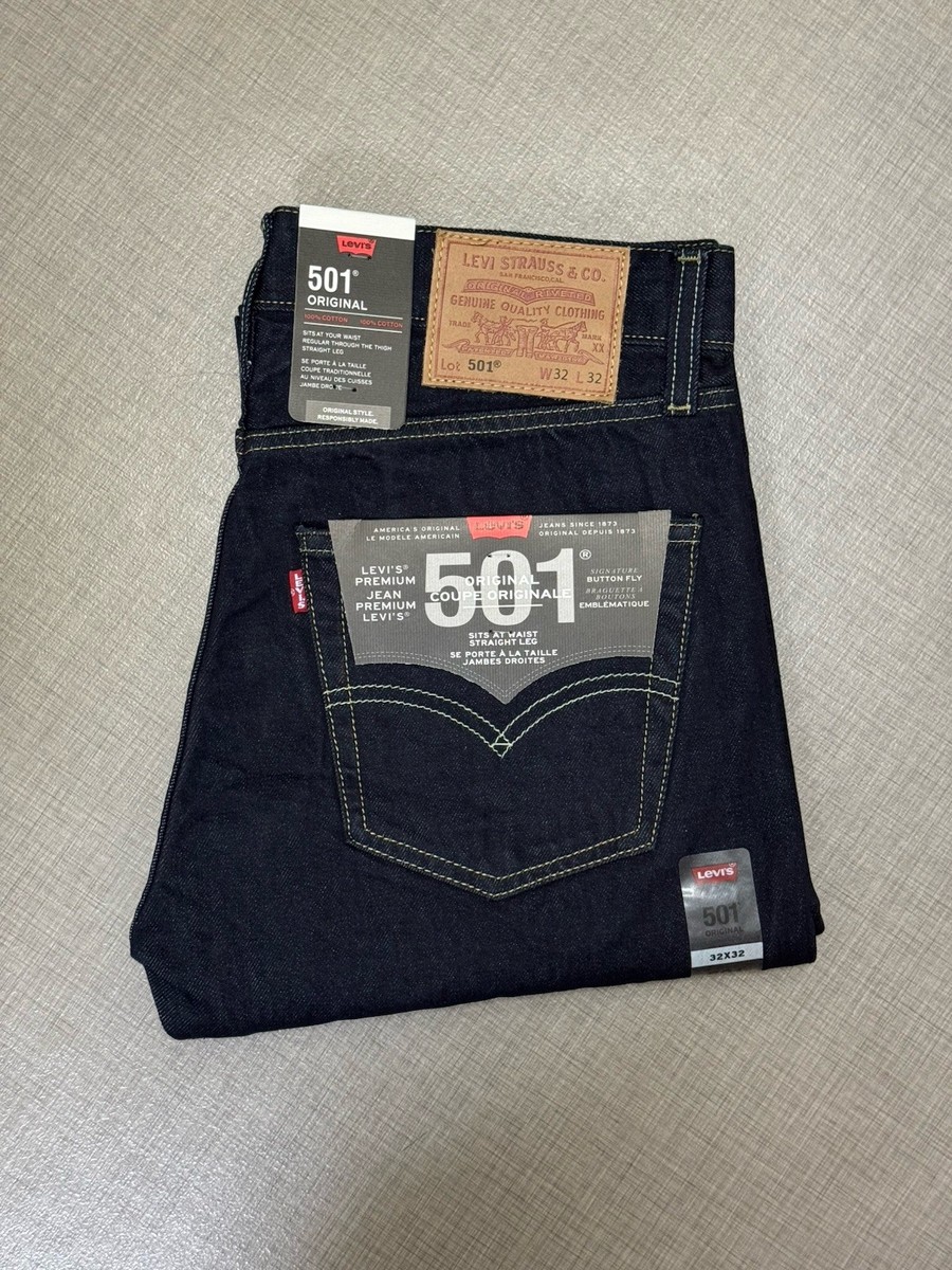 Levi's® 501 Original Men's Jeans Regular fit Rinse Blue style
