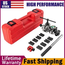 Brake Line Flaring Tool- 45 Degree Set Single, Bubble, and Double Flares 4 Size