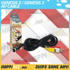 Tomee GENESIS 2/3 Component AV Cable🍯HDTV RCA Composite Video Game Console Cord