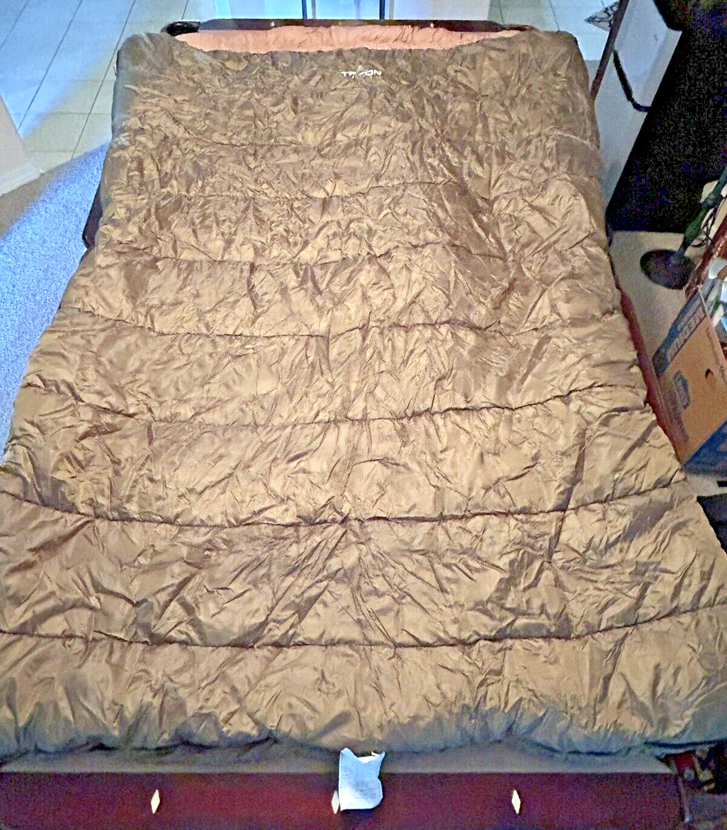 NEW Mammoth Sleeping Bag Teton Sports Double Queen Taffeta