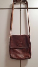 THE BRIDGE Mens Crossbody Bag Cowhide Leather...