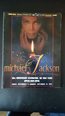 MICHAEL JACKSON 30TH ANNIVERSARY SOLO CAREER FINAL CONCERT PROGRAM