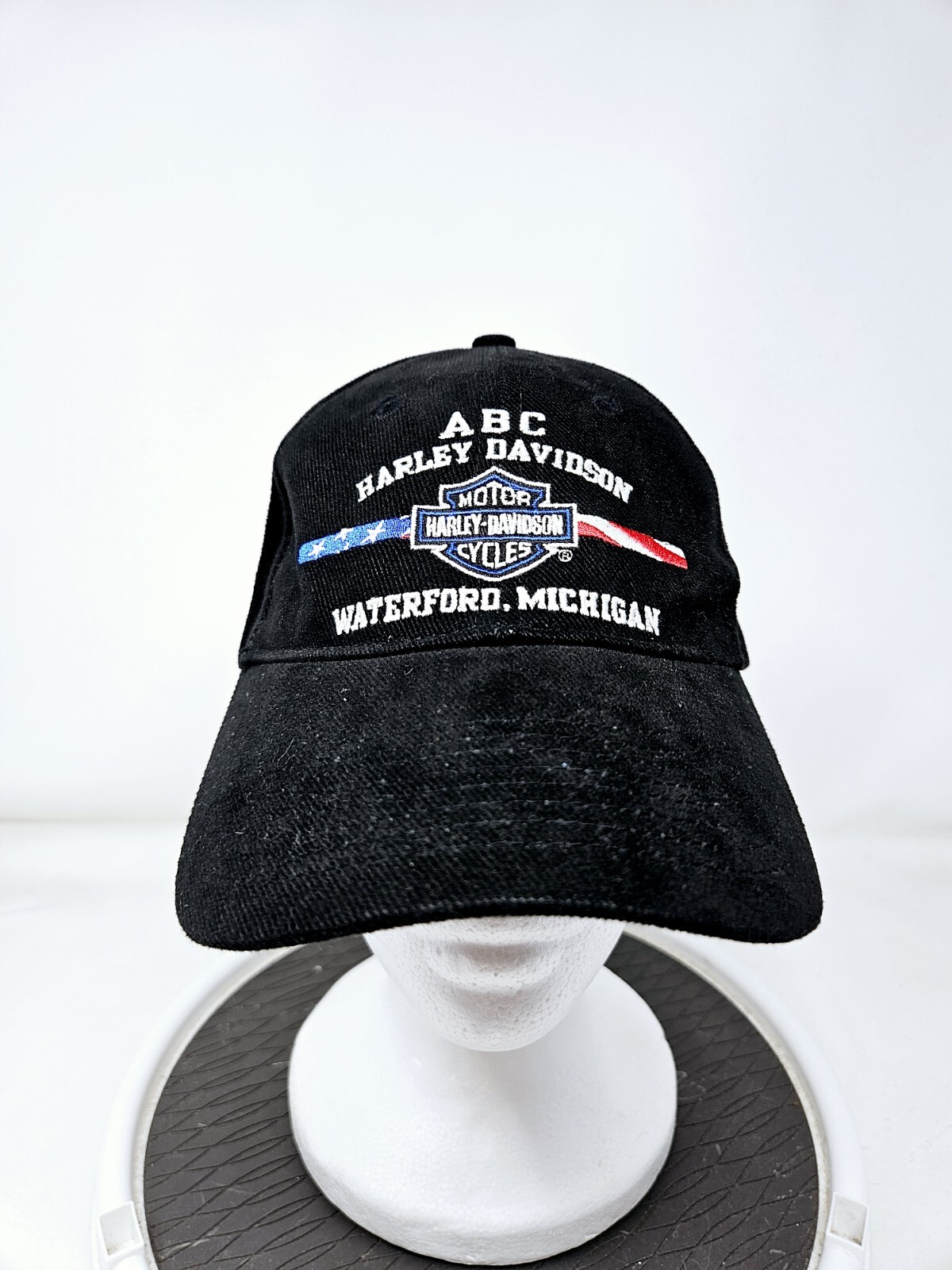 VINTAGE Harley-Davidson Y2K Biker Grunge Strapback Hat Used FAST SHIPPING