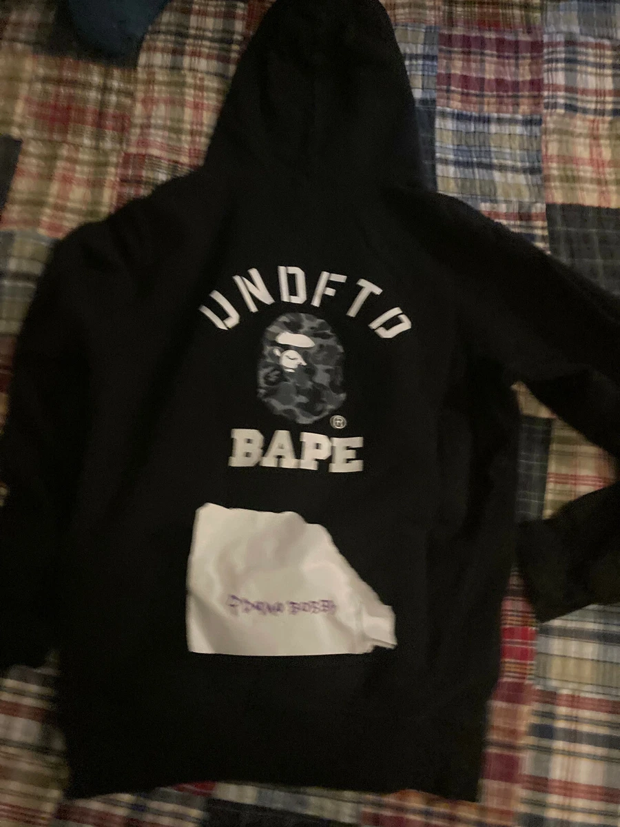 日本製 2ウェイ ☆黒M☆BAPE X UNDFTD PULLOVER HOODIE エイプ - 通販