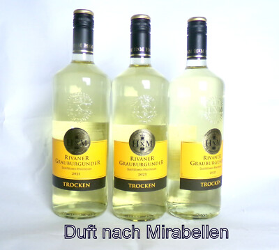 HxM Rivaner Grauburgunder Weißwein trocken | Rheinhessen deutscher Qualitätswein