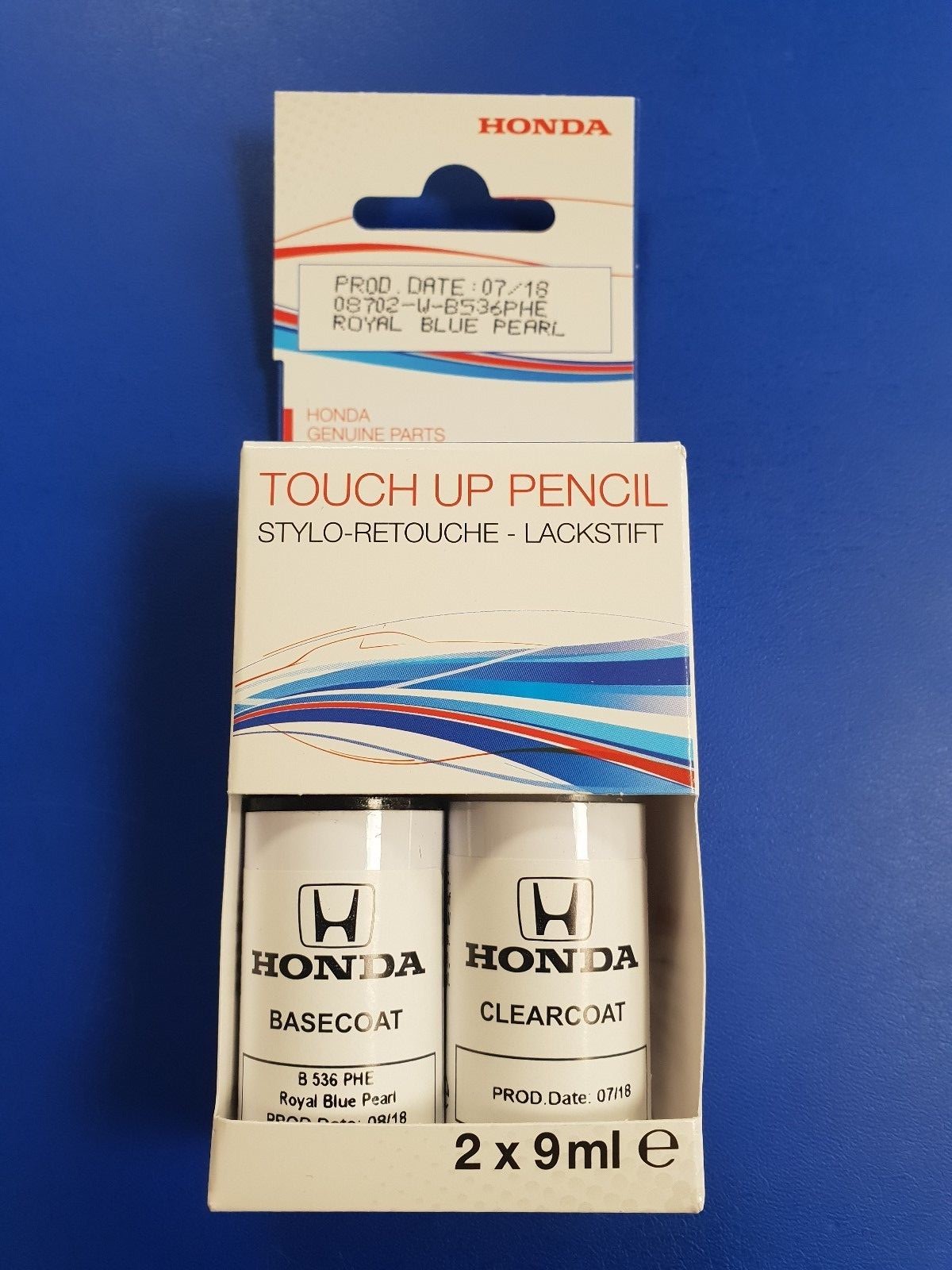 GENUINE HONDA ROYAL BLUE B536P TOUCH UP PAINT eBay