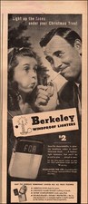 1940 Vintage ad Berkeley Windproof Lighters retro Christmas gift    07/24/22
