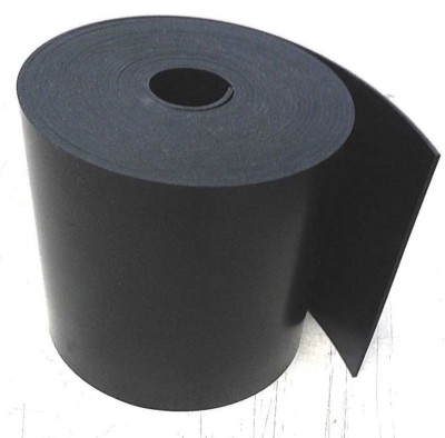 Neoprene Sheet Rubber Solid Strip 1/8'' Thick x 8'' W x 25-Foot 1-pc Roll 60 Duro