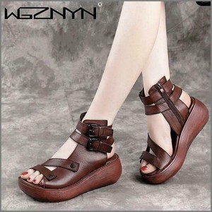 Sandalias De Mujer Zapatillas De Plataforma Moda De Verano Roma Casual  Elegante | eBay