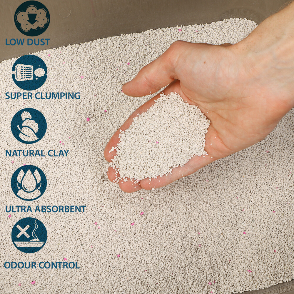 Petsentials Cat Litter Super Clumping Ultra Absorbent Cat Litter 2x5L