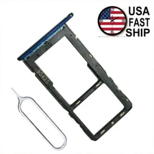 OEM Blue Single SIM Card MicroSD Tray Holder For Motorola Moto G7 Power XT1955