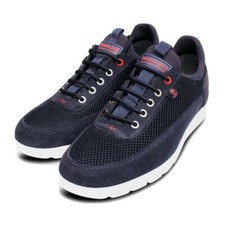Panama Jack Shoes Designer Davor Sneakers in Navy Blue - Size 42