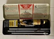Vintage Outers Gunslick Rifle Gun Kit #477 30 Cal. Complete Red Metal Box