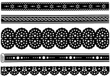 Temporary Tattoo Sticker Foot Chain Henna Bridal Wedding Party Black J2S