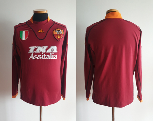 Maillot AS Roma Vintage Kappa - Taille L, Occasion Excellent état, Style Totti/Italy
