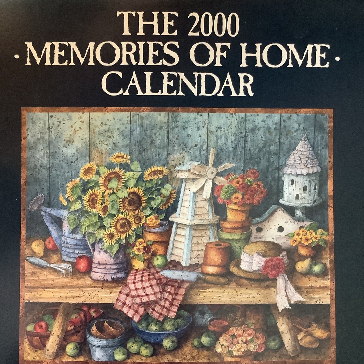 Calendar Vintage Lang 2000 Anna Krajewski Memories Of Home ,the