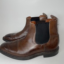 Allen Edmonds Haight Men's Brown Leather Chelsea Boots Size 6.5 E