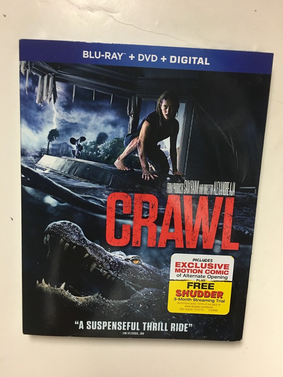 Crawl by Alexandre Aja (Blu-ray Disc, 2019) NEW w/slipcover