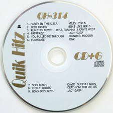 KARAOKE CD G QUIK HITS-314 Party In The USA,Funhouse,SUPER HITS NEW IN SLEEVE
