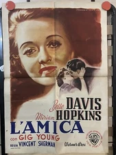 Bette Davis- L’Amica  - Litografia Martinati  1 Ed 1946 - Raro