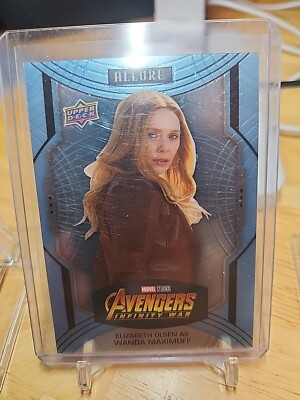 2022 UPPER DECK MARVEL ALLURE WANDA MAXIMOFF LITE BLUE HIGH SERIES #128 SSP MINT