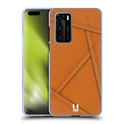 HEAD CASE DESIGNS PATCHED UP COLLECTION - DENIM GEL CASE FOR HUAWEI PHONES 4