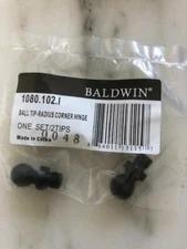 Baldwin 1080102I Ball Tip Hinge, Oil Rubbed Bronze