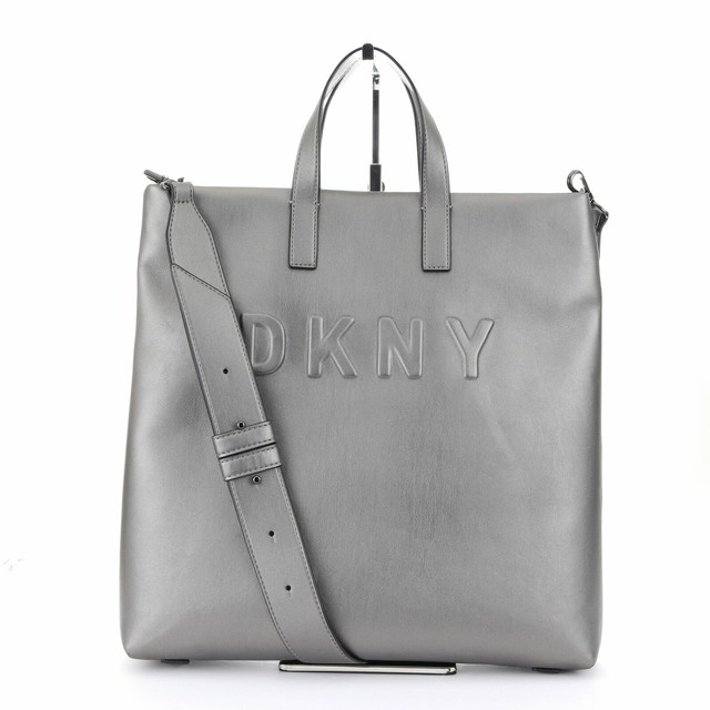 dkny embossed logo bag