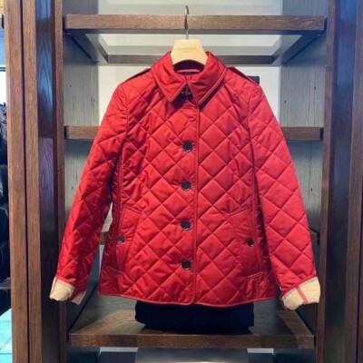 Last One! Authentic Burberry Frankby Diamond Quilted Jacket Size
