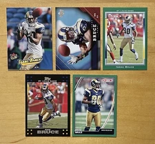 Isaac Bruce Lot Of 5 Mixed Brand St. Louis Rams Football NM-MT
