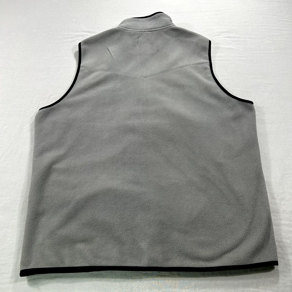 Pendleton Vest Mens XL Gray Fleece Jacket Full Zip Outdoor Western Adult - Image 2 of 4