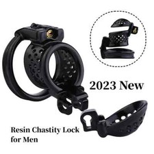 Male Honeycomb Chastity Cage Device Lightweight Double Lock Head Open