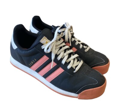 1051 Adidas Samoa Black/Pink B42363 Classic Sneakers Men's Size 10