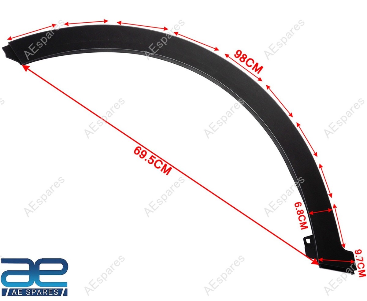 ATI Fender Trim 自動車用アクセサリー Chrome+Blue Car Front Side Door Fender Cover Trim Decoration